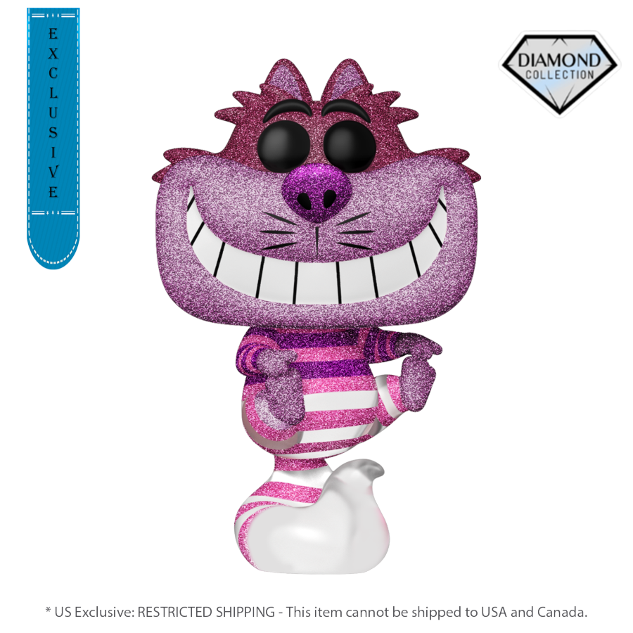 Pop Weasel Image of Alice in Wonderland - Cheshire Cat US Exclusive Diamond Glitter Pop! Vinyl [RS] - Funko - Pop Vinyl - Image - Pop Weasel