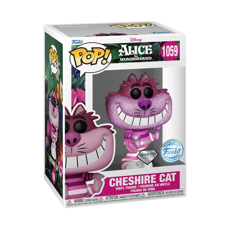 Pop Weasel - Image 3 of Alice in Wonderland - Cheshire Cat US Exclusive Diamond Glitter Pop! Vinyl [RS] - Funko - Pop Vinyl - Image - Pop Weasel