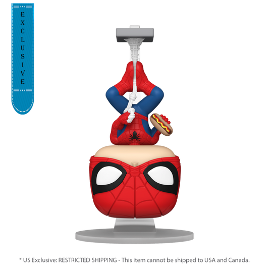 Pop Weasel Image of Spider-Man - Spider-Man (with Hot Dog) US Exclusive Pop! Vinyl [RS] - Funko