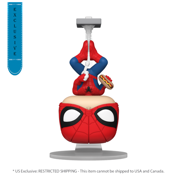 Pop Weasel Image of Spider-Man - Spider-Man (with Hot Dog) US Exclusive Pop! Vinyl [RS] - Funko