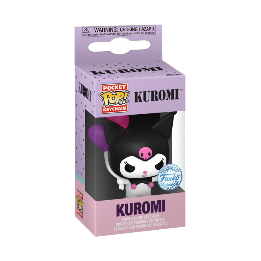 Image Pop Weasel - Image 3 of Hello Kitty - Kuromi US Exclusive Pop! Keychain [RS] - Funko - Pop Vinyl - Image - Pop Weasel