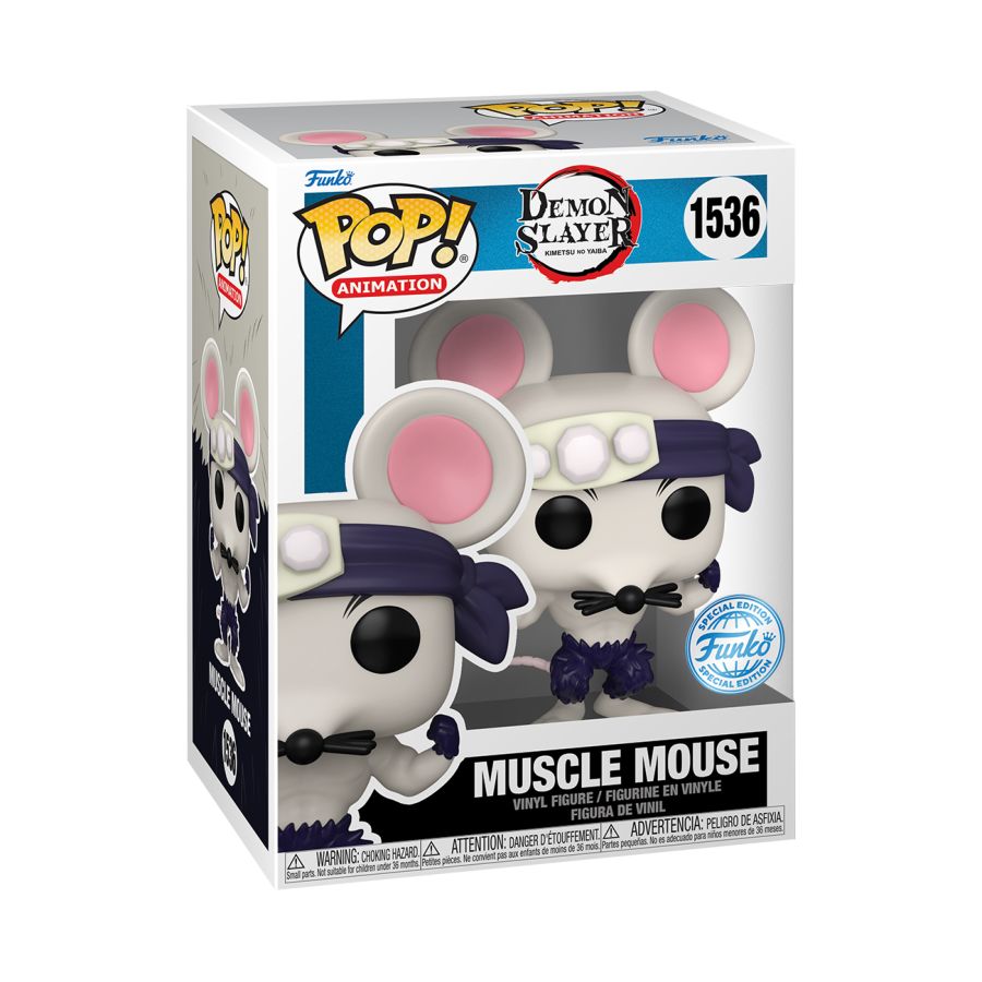 Pop Weasel - Image 3 of Demon Slayer - Muscle Mouse US Exclusive Pop! Vinyl [RS] - Funko - Pop Vinyl - Image - Pop Weasel