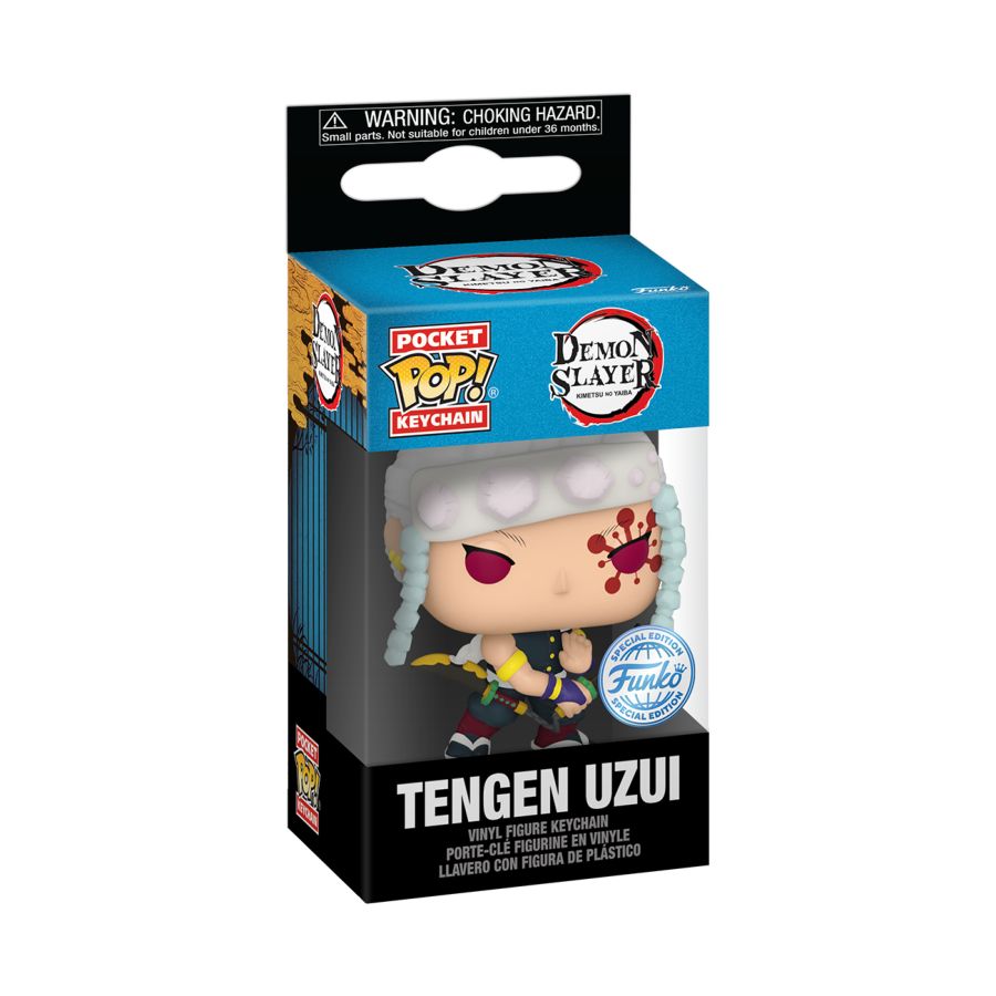 Pop Weasel - Image 3 of Demon Slayer - Tengen Uzui US Exclusive Pop! Keychain [RS] - Funko - Pop Vinyl - Image - Pop Weasel