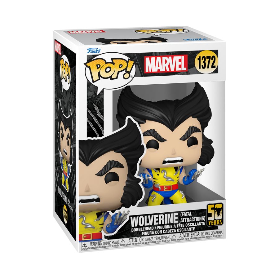 Image Pop Weasel - Image 2 of Wolverine 50th Anniversary - Wolverine (Fatal Attractions) Pop! Vinyl - Funko - Pop Vinyl - Image - Pop Weasel