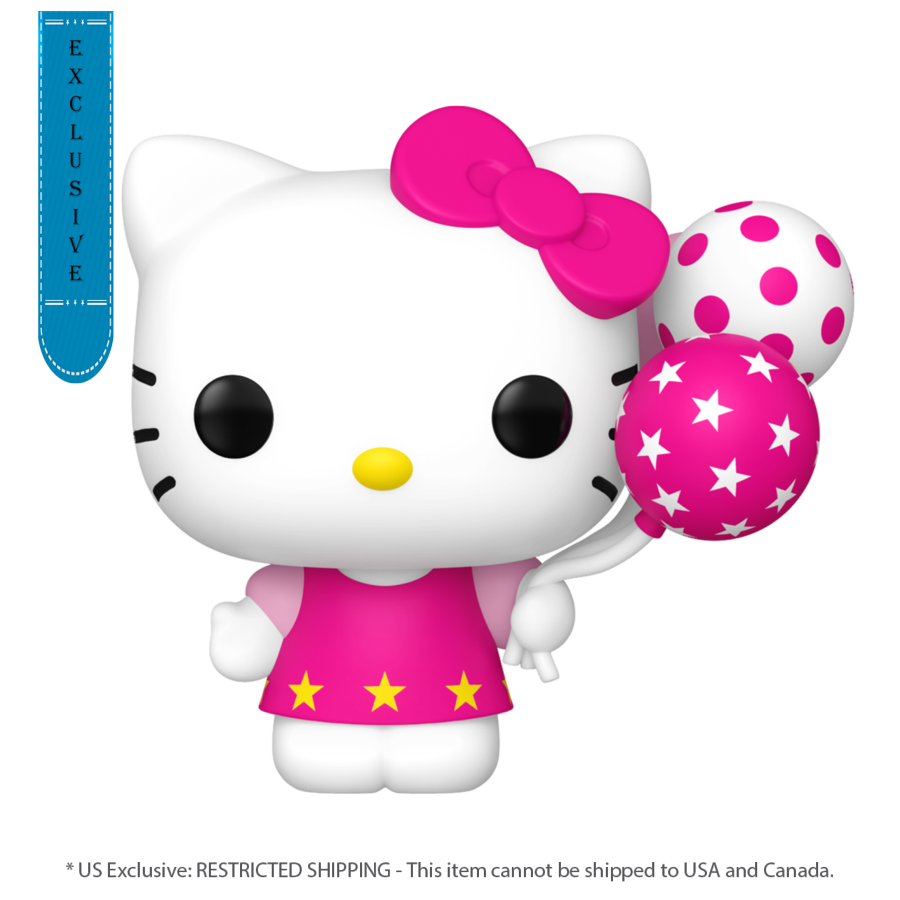 Hello Kitty - Hello Kitty with Balloons US Exclusive Pop! Vinyl [RS] - Funko - Pop Vinyl - Image - Pop Weasel