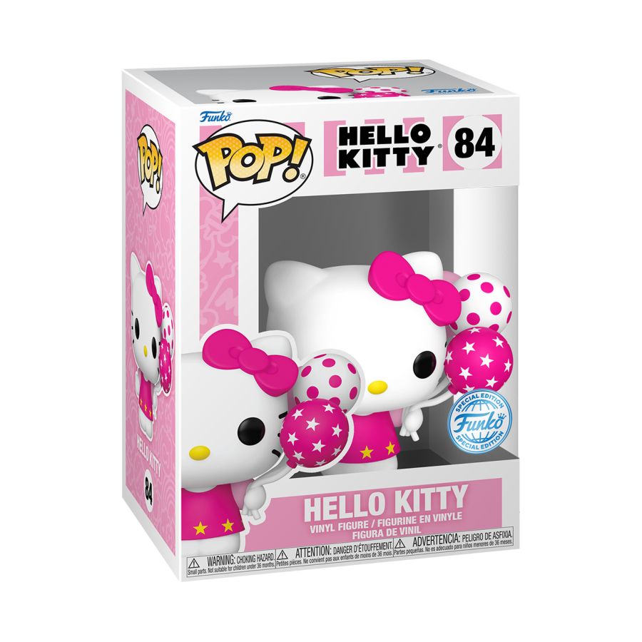 Image Pop Weasel - Image 3 of Hello Kitty - Hello Kitty with Balloons US Exclusive Pop! Vinyl [RS] - Funko - Pop Vinyl - Image - Pop Weasel