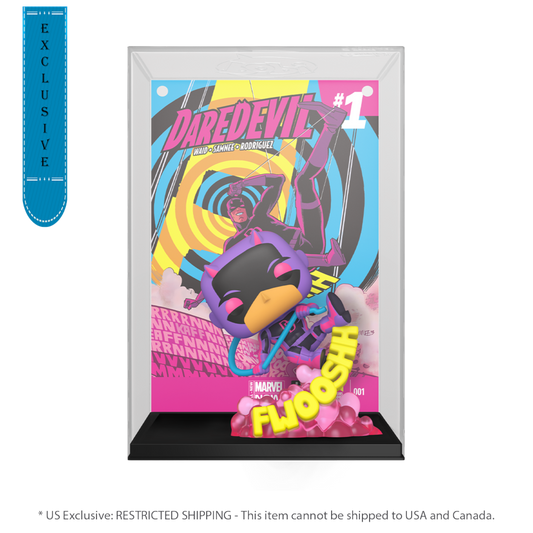 Pop Weasel Image of Marvel Comics - Daredevil #220 US Exclusive Blacklight Pop! Comic Cover [RS] - Funko