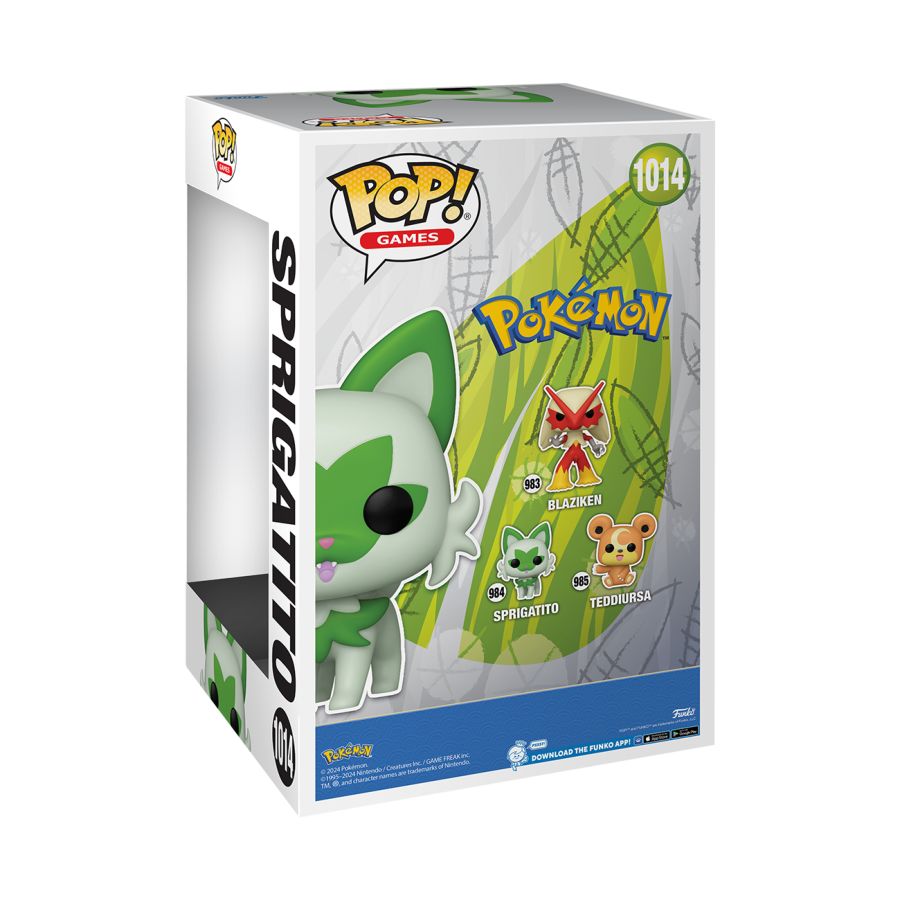 Image Pop Weasel - Image 4 of Pokemon - Sprigatito 10\" Pop! Vinyl [RS] - Funko - Pop Vinyl - Image - Pop Weasel