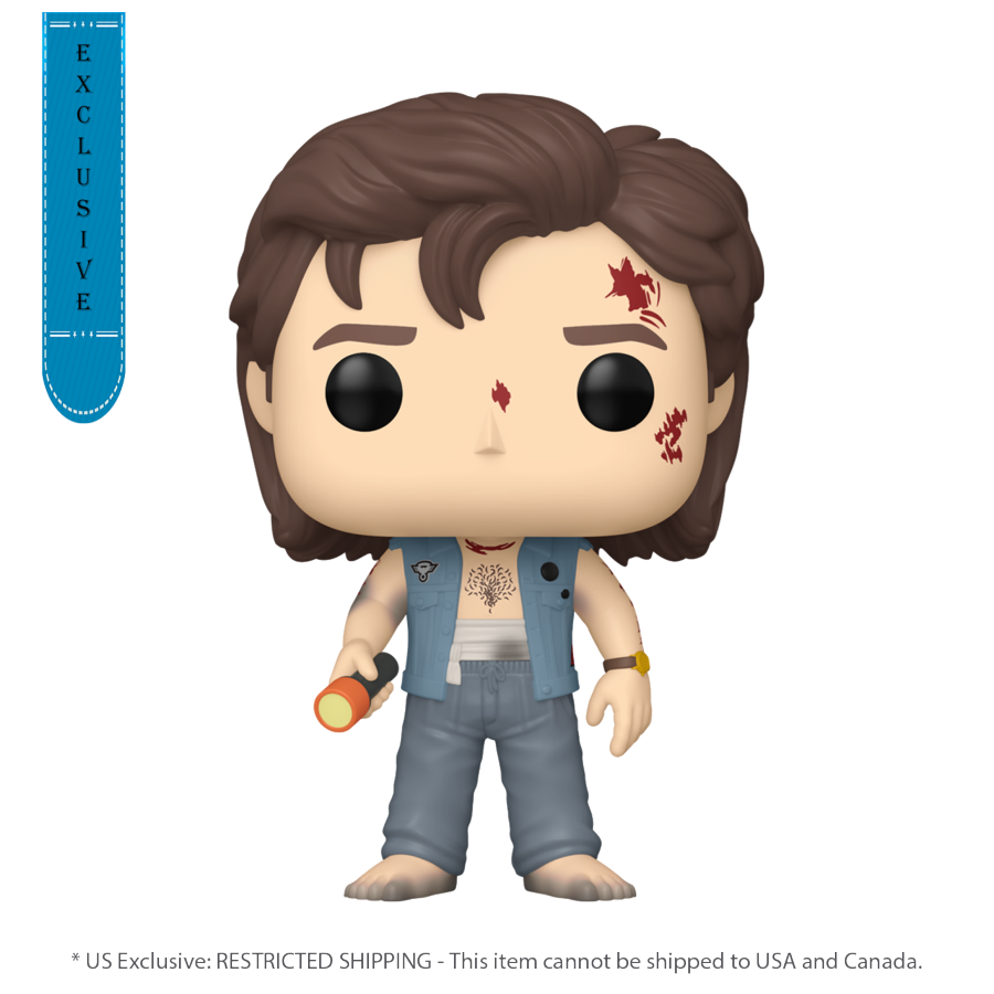 Pop Weasel Image of Stranger Things - Steve (Battle Damage) US Exclusive Pop! Vinyl [RS] - Funko - Pop Vinyl - Image - Pop Weasel