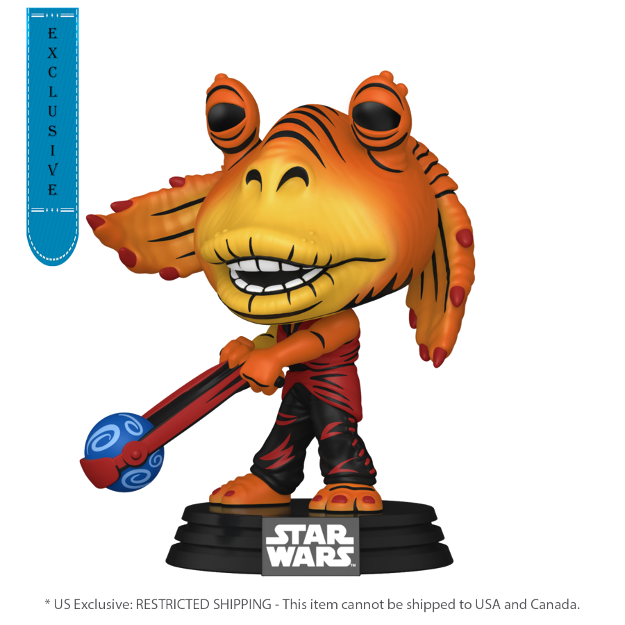 Pop Weasel Image of Star Wars: Phantom Menace 25th Anniversary - Jar Jar Binks US Exclusive Retro Pop! Vinyl [RS] - Funko - Pop Vinyl - Image - Pop Weasel