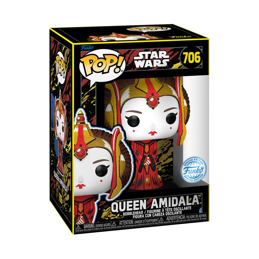 Pop Weasel - Image 3 of Star Wars: Phantom Menace 25th Anniversary - Queen Amidala US Exclusive Retro Pop! Vinyl [RS] - Funko - Pop Vinyl - Image - Pop Weasel