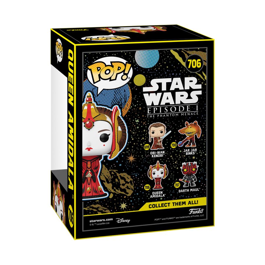 Pop Weasel - Image 4 of Star Wars: Phantom Menace 25th Anniversary - Queen Amidala US Exclusive Retro Pop! Vinyl [RS] - Funko - Pop Vinyl - Image - Pop Weasel