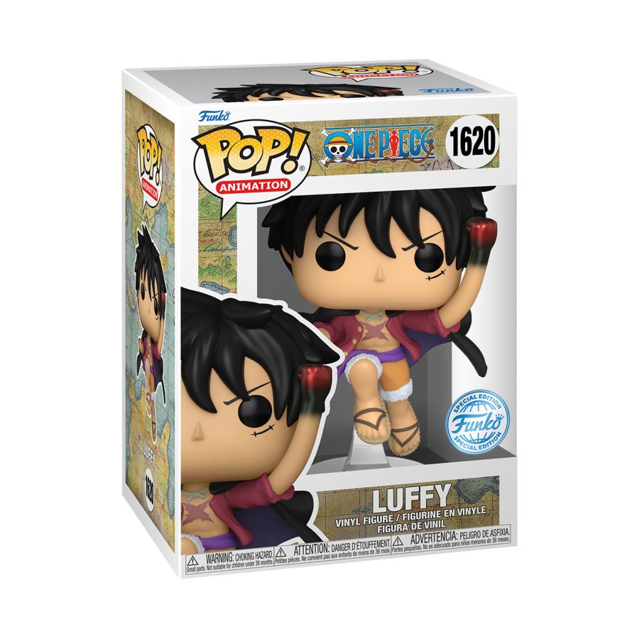 Pop Weasel - Image 3 of One Piece - Luffy Uppercut US Exclusive Metallic Pop! Vinyl [RS] - Funko - Pop Vinyl - Image - Pop Weasel