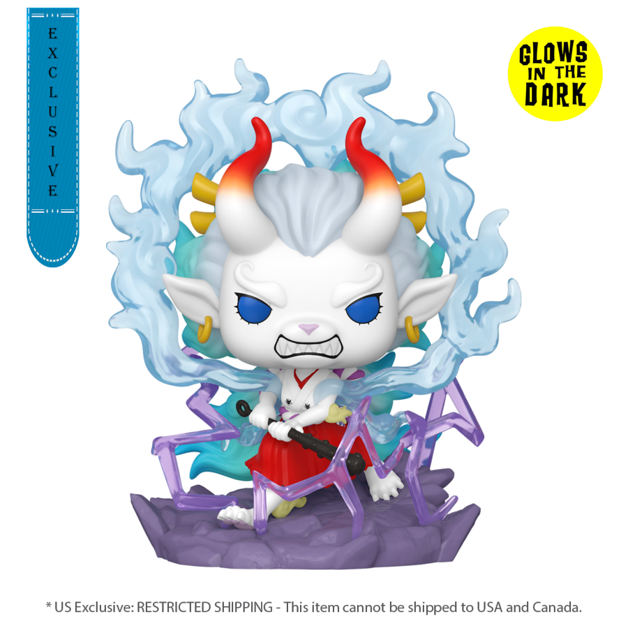 Pop Weasel Image of One Piece - Yamato Man-Beast Form US Exclusive Glow Pop! Deluxe [RS] - Funko - Pop Vinyl - Image - Pop Weasel