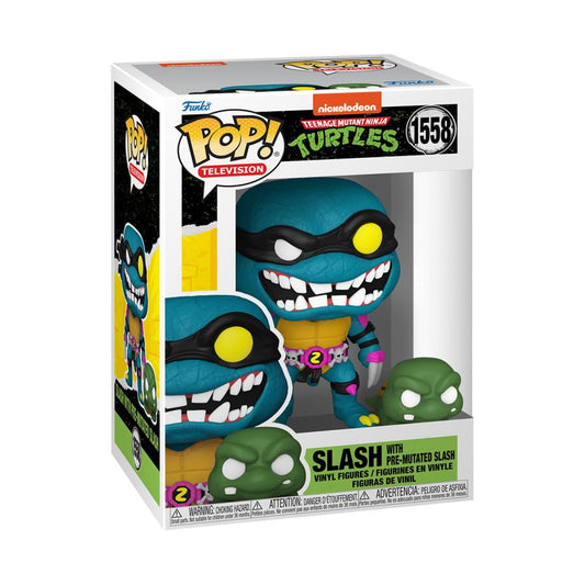 Image Pop Weasel - Image 2 of Teenage Mutant Ninja Turtles - Slash w/Mouser Pop! Vinyl - Funko