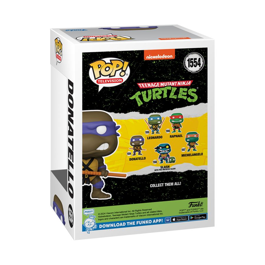 Image Pop Weasel - Image 3 of Teenage Mutant Ninja Turtles - Donatello Retro Pop! Vinyl - Funko - Pop Vinyl - Image - Pop Weasel