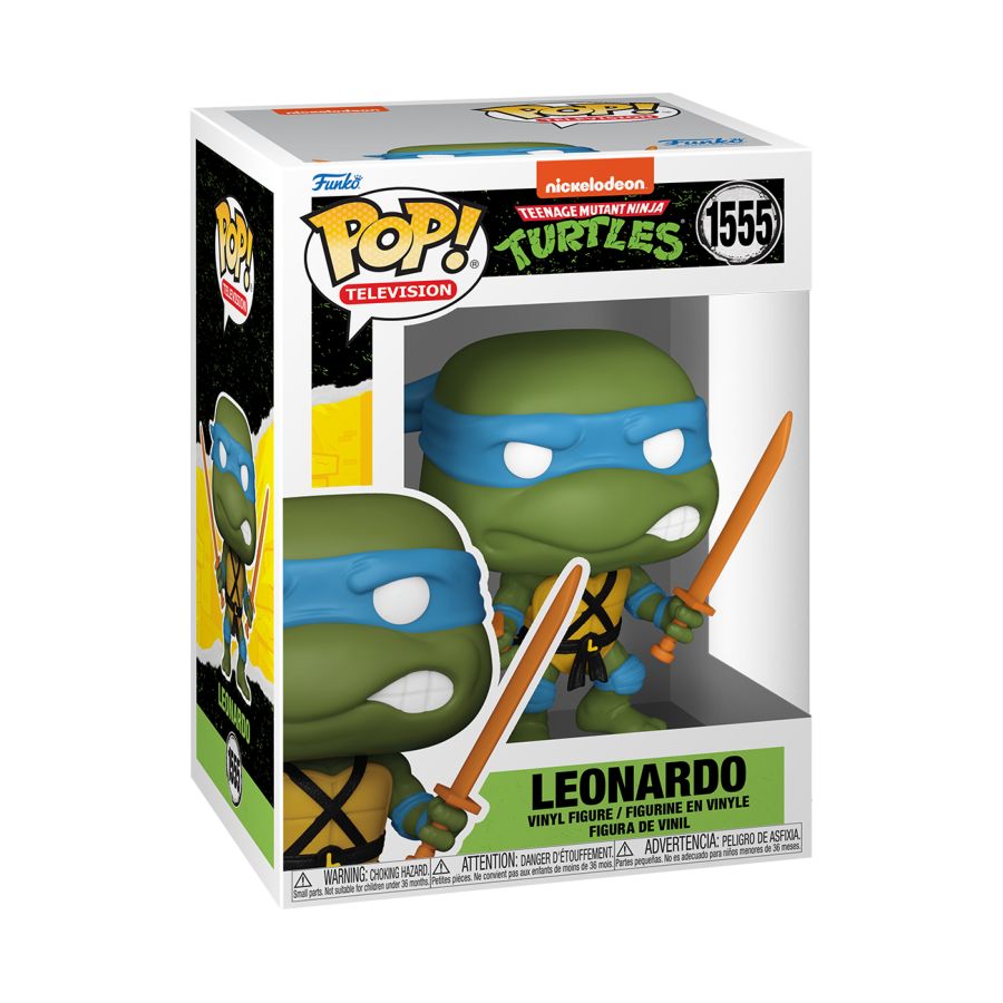 Image Pop Weasel - Image 2 of Teenage Mutant Ninja Turtles - Leonardo Retro Pop! Vinyl - Funko - Pop Vinyl - Image - Pop Weasel