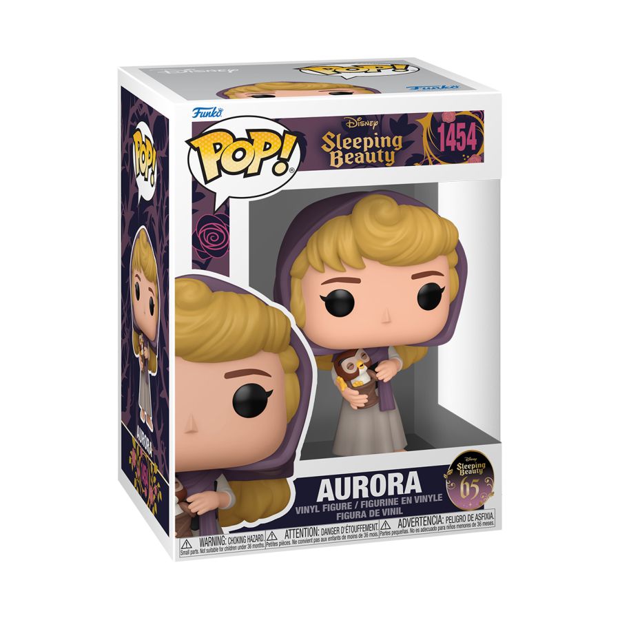 Pop Weasel - Image 2 of Sleeping Beauty: 65th Anniversary - Aurora with Owl Pop! Vinyl - Funko - Pop Vinyl - Image - Pop Weasel