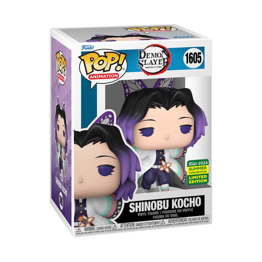 Image Pop Weasel - Image 3 of Demon Slayer - Shinobu Kocho SDCC 2024 US Exclusive Pop! Vinyl [RS] - Funko - Pop Vinyl - Image - Pop Weasel