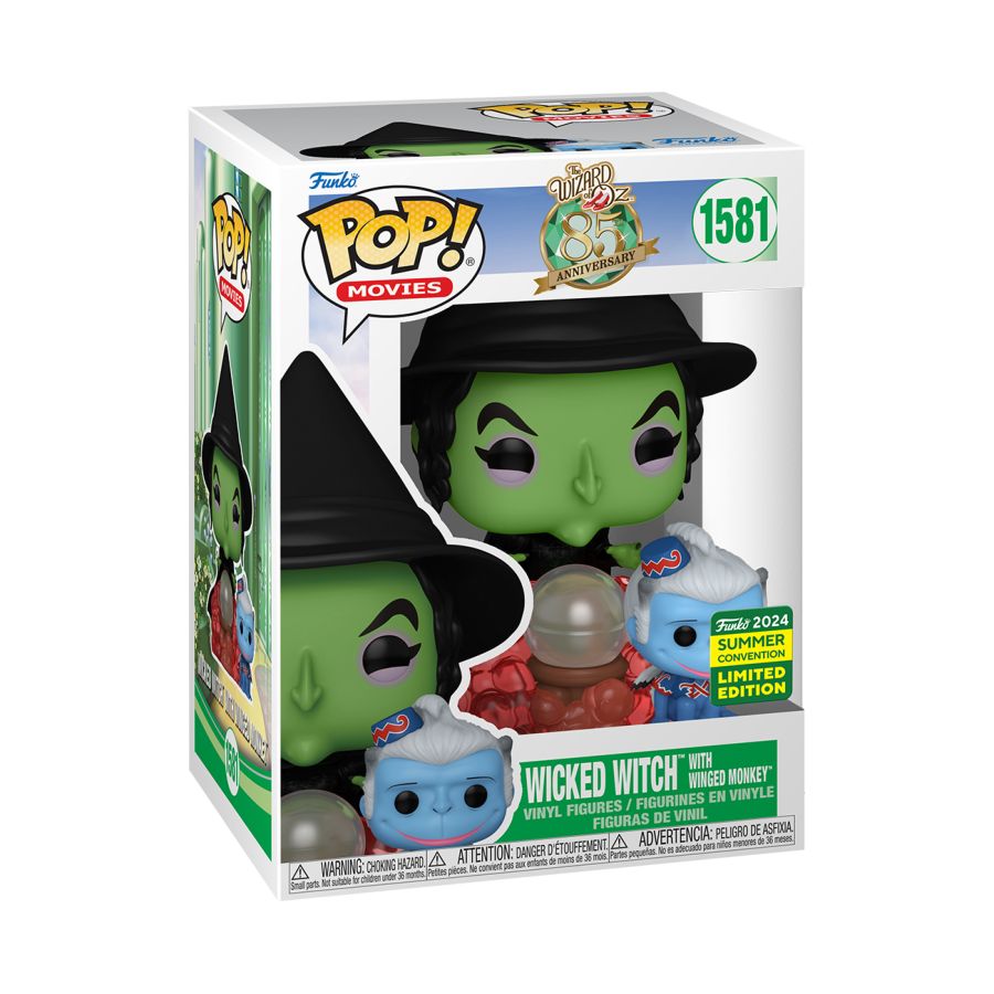 Image Pop Weasel - Image 3 of Wizard of Oz - Wicked Witch with Winged Monkey SDCC 2024 US Exclusive Pop! Vinyl [RS] - Funko - Pop Vinyl - Image - Pop Weasel