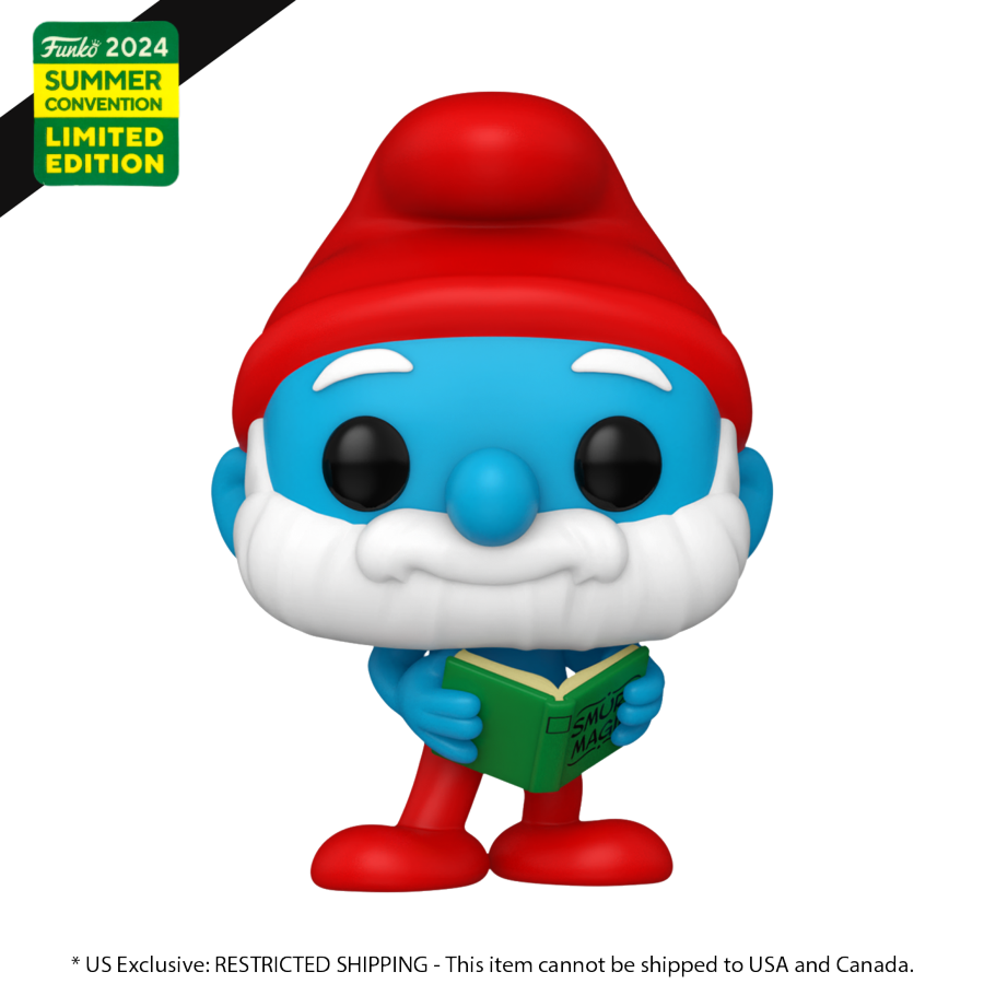 Smurfs - Papa Smurf SDCC 2024 US Exclusive Pop! Vinyl [RS] - Funko - Pop Vinyl - Image - Pop Weasel