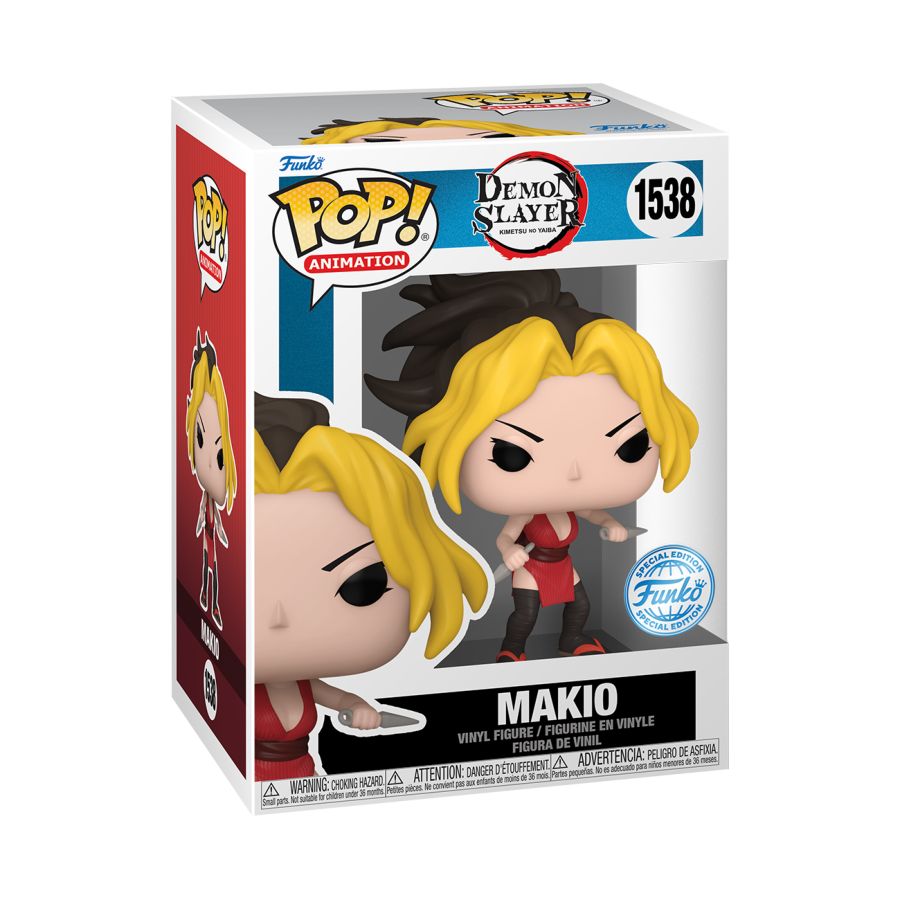 Pop Weasel - Image 3 of Demon Slayer - Makio US Exclusive Pop! Vinyl [RS] - Funko - Pop Vinyl - Image - Pop Weasel