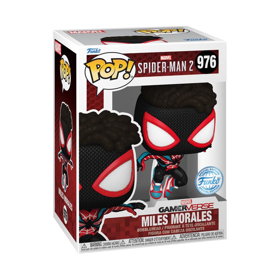 Pop Weasel - Image 3 of Spiderman 2 (VG'23) - Miles Morales in Evolved Suit US Exclusive Pop! Vinyl [RS] - Funko - Pop Vinyl - Image - Pop Weasel