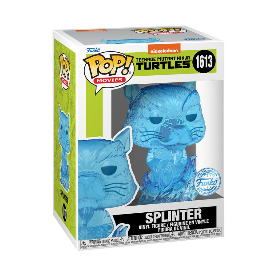 Image Pop Weasel - Image 3 of Teenage Mutant Ninja Turtles (1990) - Splinter US Exclusive Translucent Pop! Vinyl [RS] - Funko - Pop Vinyl - Image - Pop Weasel