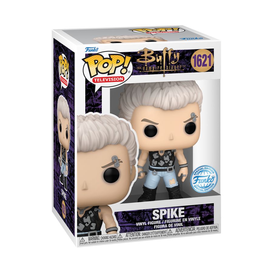 Image Pop Weasel - Image 3 of Buffy the Vampire Slayer - Spike (Punk) US Exclusive Pop! Vinyl [RS] - Funko - Pop Vinyl - Image - Pop Weasel