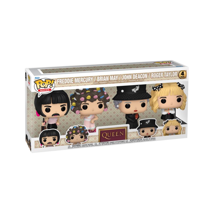 Pop Weasel - Image 2 of Queen - I Want to Break Free Music Video Pop! Vinyl 4-Pack - Funko - Pop Vinyl - Image - Pop Weasel