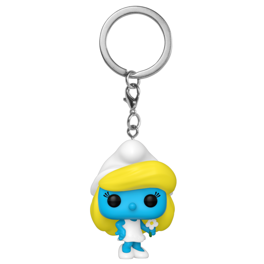 Smurfs - Smurfette Pop! Keychain - Funko - Pop Vinyl - Image - Pop Weasel