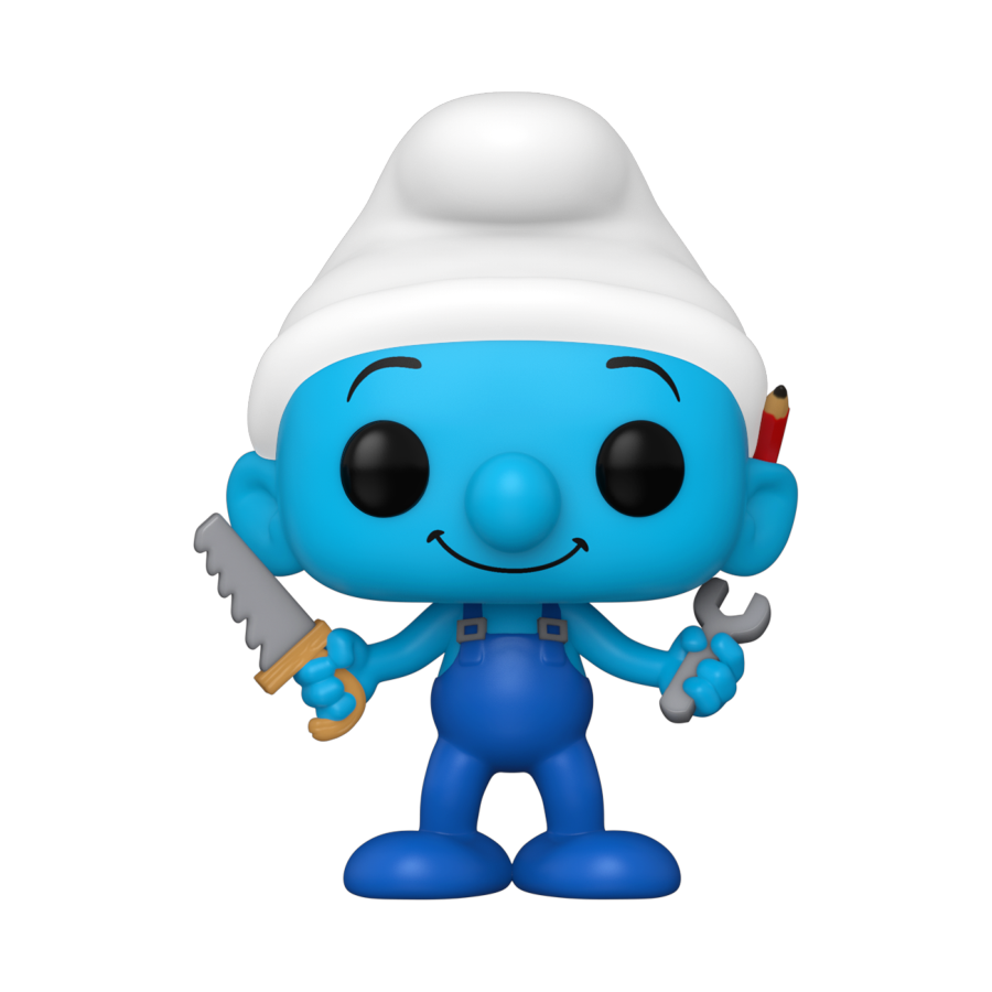 Pop Weasel Image of Smurfs - Handy Smurf Pop! Vinyl - Funko - Pop Vinyl - Image - Pop Weasel