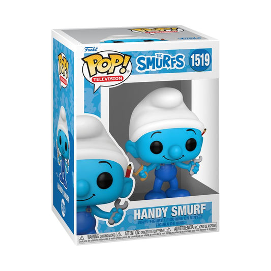 Pop Weasel - Image 2 of Smurfs - Handy Smurf Pop! Vinyl - Funko