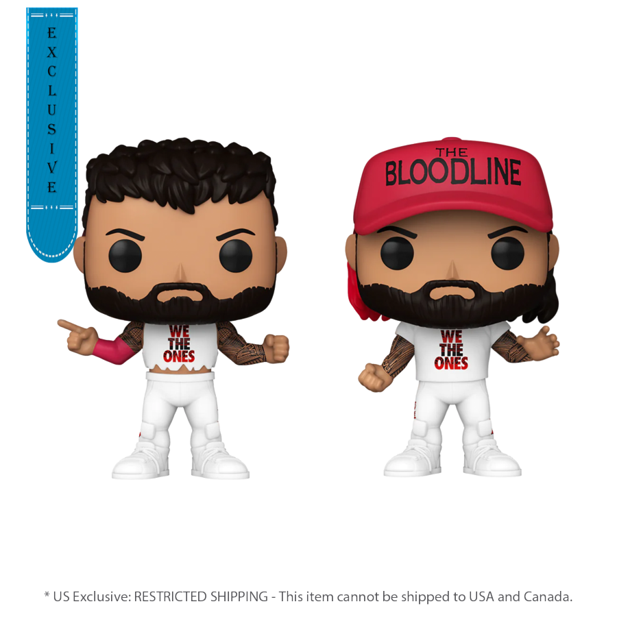 Pop Weasel Image of WWE - Uso Brothers (Wrestle Mania 39) Pop! Vinyl 2 Pack - Funko