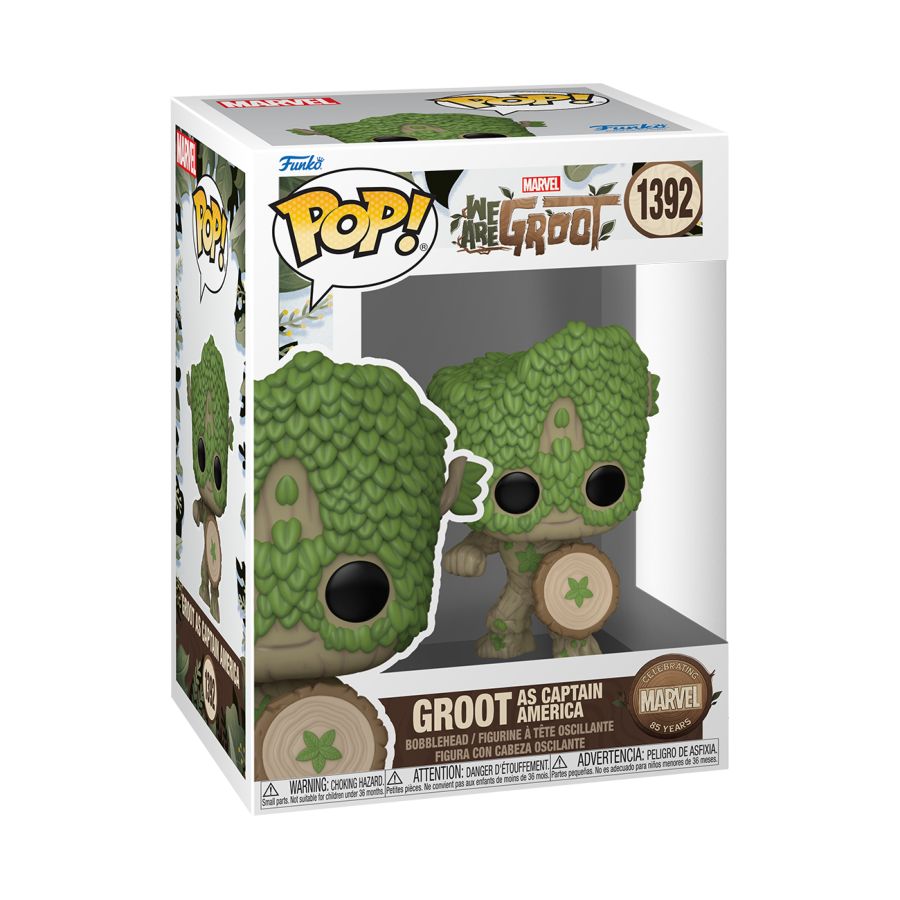 Image Pop Weasel - Image 3 of We Are Groot - Groot Captain America (Marvel: 85th Anniversary) Pop! Vinyl - Funko - Pop Vinyl - Image - Pop Weasel