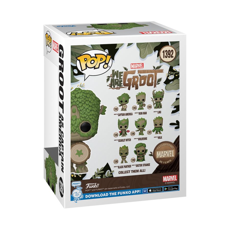 Image Pop Weasel - Image 4 of We Are Groot - Groot Captain America (Marvel: 85th Anniversary) Pop! Vinyl - Funko - Pop Vinyl - Image - Pop Weasel