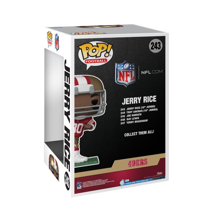 Pop Weasel - Image 3 of NFL Legends: 49ers - Jerry Rice 10" Pop! Vinyl - Funko - Pop Vinyl - Image - Pop Weasel