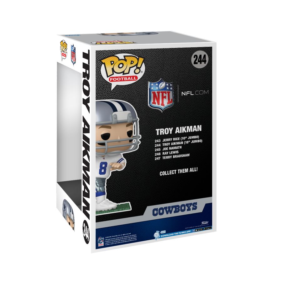 Pop Weasel - Image 3 of NFL Legends: Cowboys - Troy Aikman 10" Pop! Vinyl - Funko - Pop Vinyl - Image - Pop Weasel