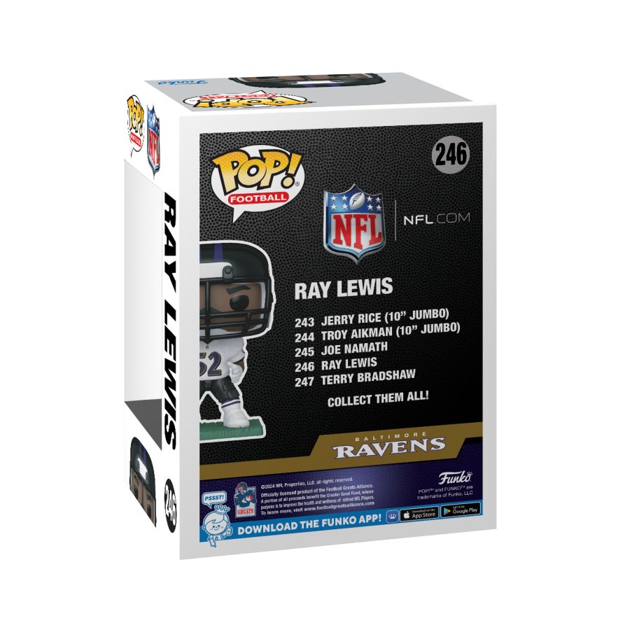 Pop Weasel - Image 3 of NFL Legends: Ravens - Ray Lewis Pop! Vinyl - Funko - Pop Vinyl - Image - Pop Weasel