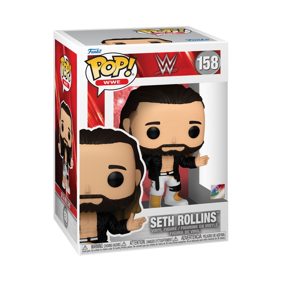 Image Pop Weasel - Image 2 of WWE - Seth Rollins (with Coat) Pop! Vinyl - Funko - Pop Vinyl - Image - Pop Weasel