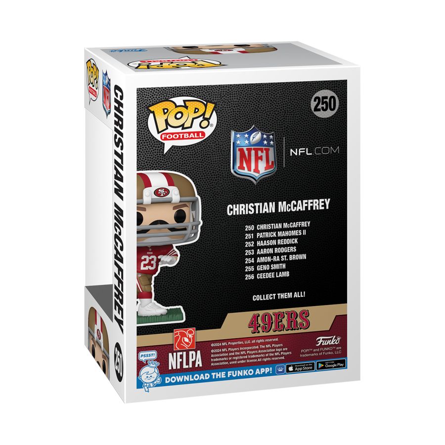 Image Pop Weasel - Image 3 of NFL: 49ers - Christian McCaffrey Pop! Vinyl - Funko - Pop Vinyl - Image - Pop Weasel