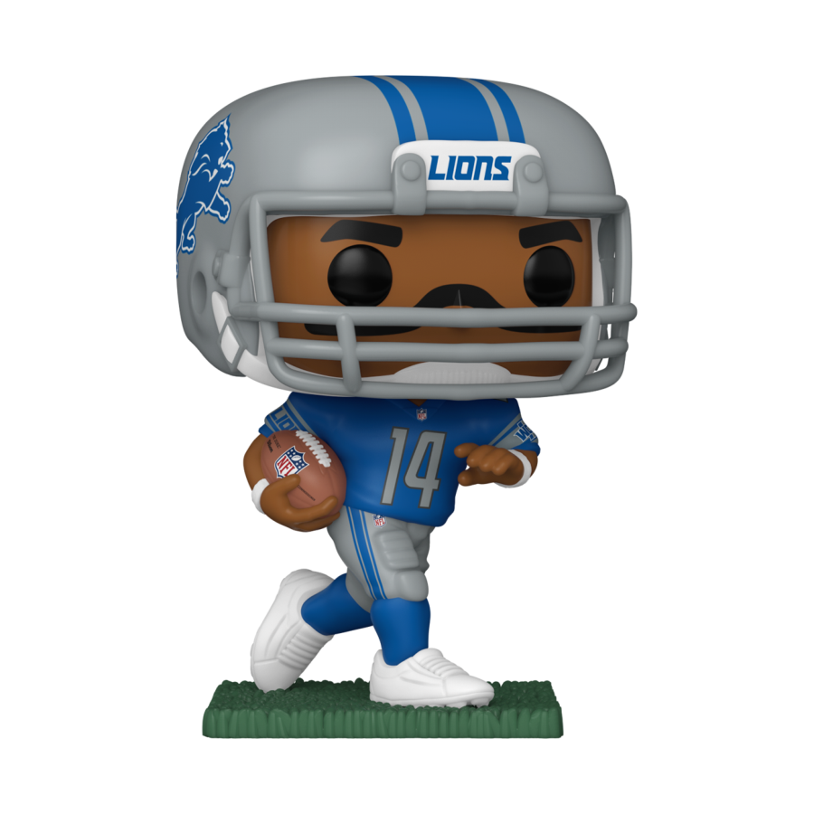 NFL: Lions - Amon-Ra St. Brown Pop! Vinyl - Funko - Pop Vinyl - Image - Pop Weasel