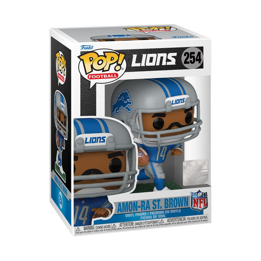 Image Pop Weasel - Image 2 of NFL: Lions - Amon-Ra St. Brown Pop! Vinyl - Funko