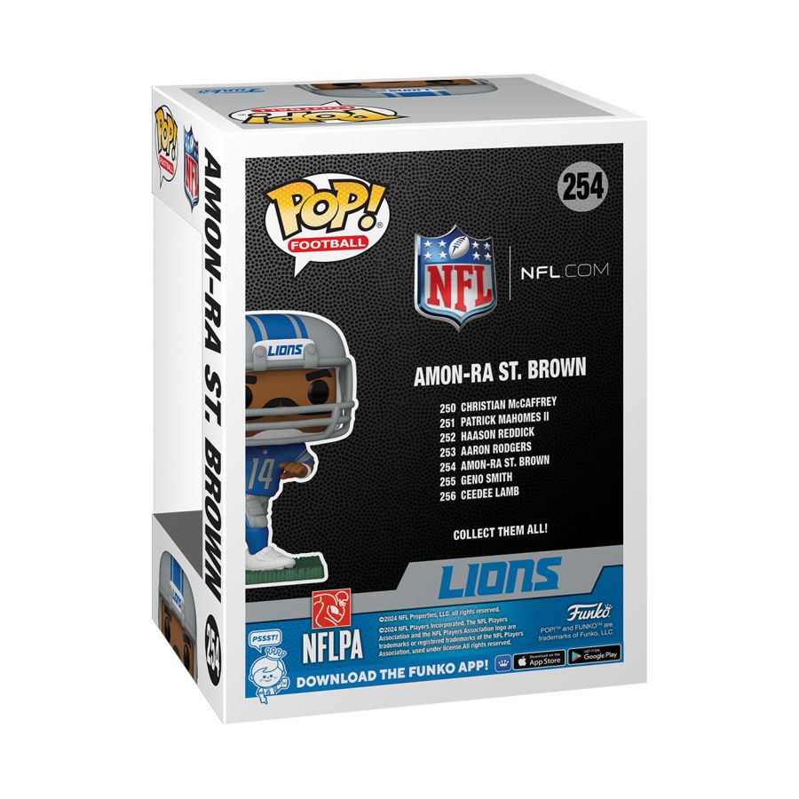 Image Pop Weasel - Image 3 of NFL: Lions - Amon-Ra St. Brown Pop! Vinyl - Funko - Pop Vinyl - Image - Pop Weasel