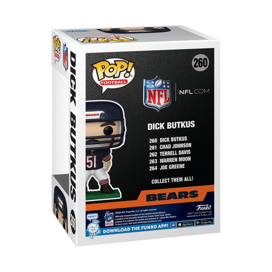 Image Pop Weasel - Image 3 of NFL: Bears - Dick Butkus Pop! Vinyl - Funko - Pop Vinyl - Image - Pop Weasel