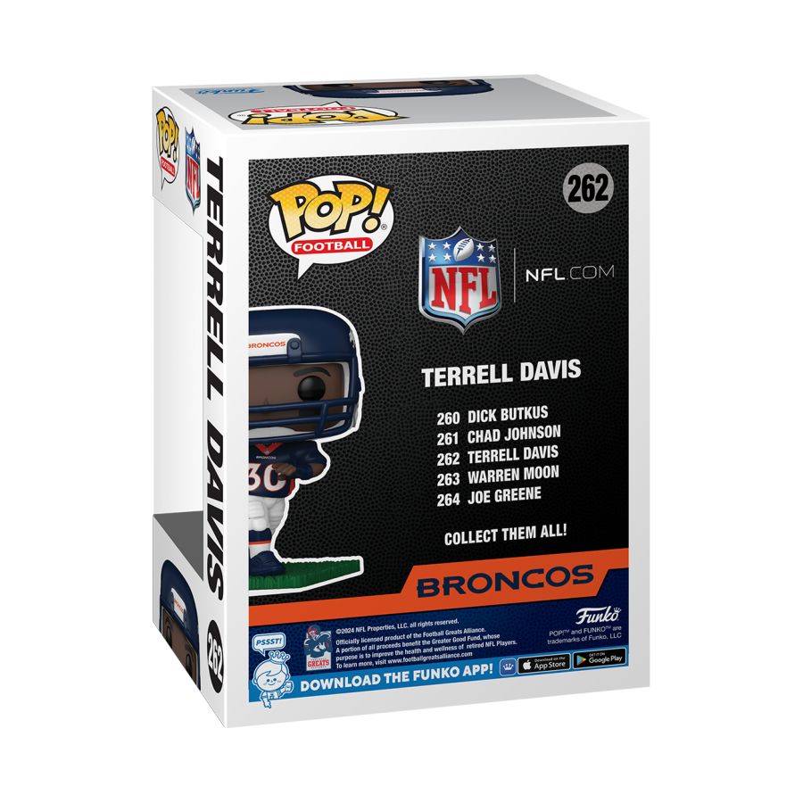 Image Pop Weasel - Image 3 of NFL: Broncos - Terrell Davis Pop! Vinyl - Funko - Pop Vinyl - Image - Pop Weasel