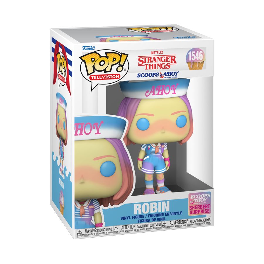 Image Pop Weasel - Image 2 of Stranger Things - Robin (Scoops Ahoy) Pop! Vinyl - Funko - Pop Vinyl - Image - Pop Weasel