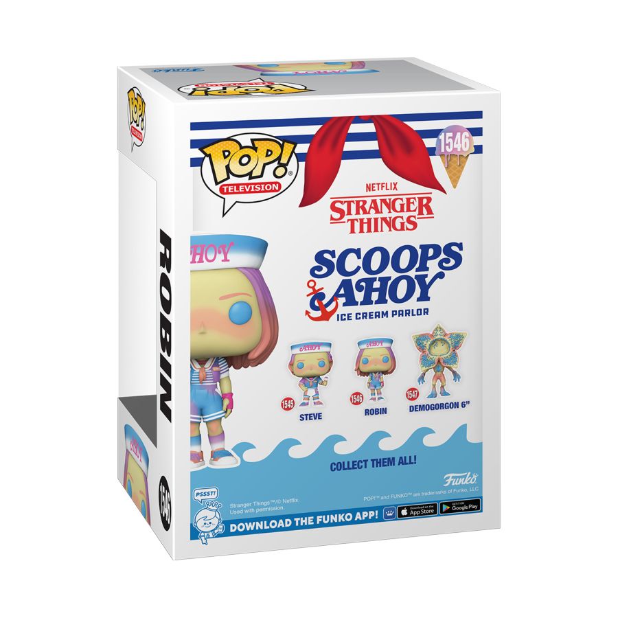 Image Pop Weasel - Image 3 of Stranger Things - Robin (Scoops Ahoy) Pop! Vinyl - Funko - Pop Vinyl - Image - Pop Weasel