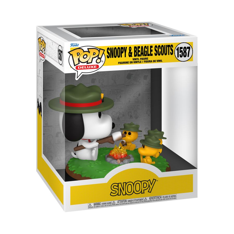 Image Pop Weasel - Image 2 of Peanuts - Snoopy & Beagle Scouts Pop! Deluxe - Funko - Pop Vinyl - Image - Pop Weasel