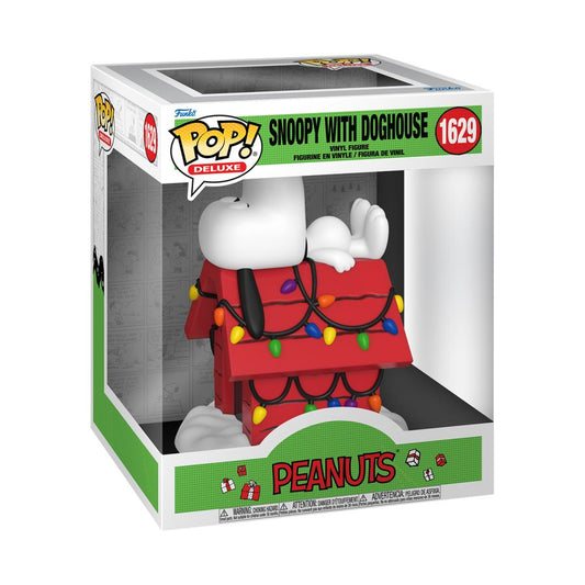 Image Pop Weasel - Image 2 of Peanuts - Snoopy with Doghouse (Holiday) Pop! Deluxe - Funko